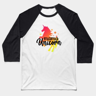 mama unicorn Baseball T-Shirt